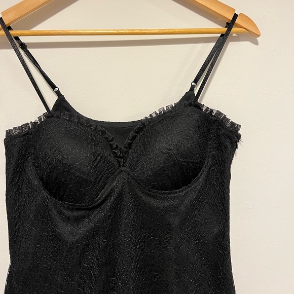 Vintage Little Black Boostier Dress - Picture 1 of 5